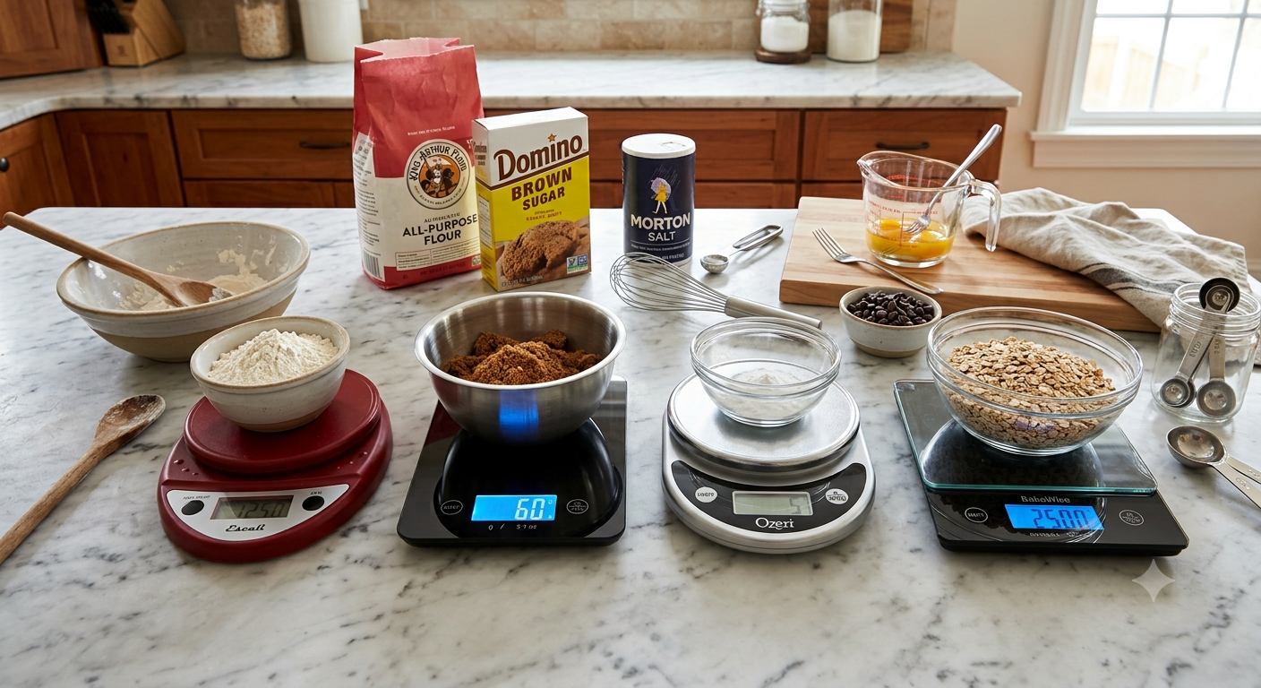 kitchen scale vs measuring cups for baking