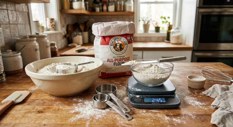 how to measure flour correctly